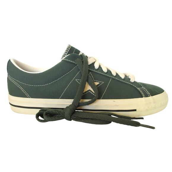 New CONVERSE One Star Pro Classic Suede Low Top Sneakers Pine Green Men Sz 10.5 - Picture 6 of 10